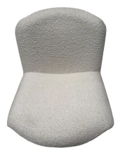 Giancarlo Piretti Two Mid-Century Modern Alky Lounge Chairs in Bouclé, 1970s